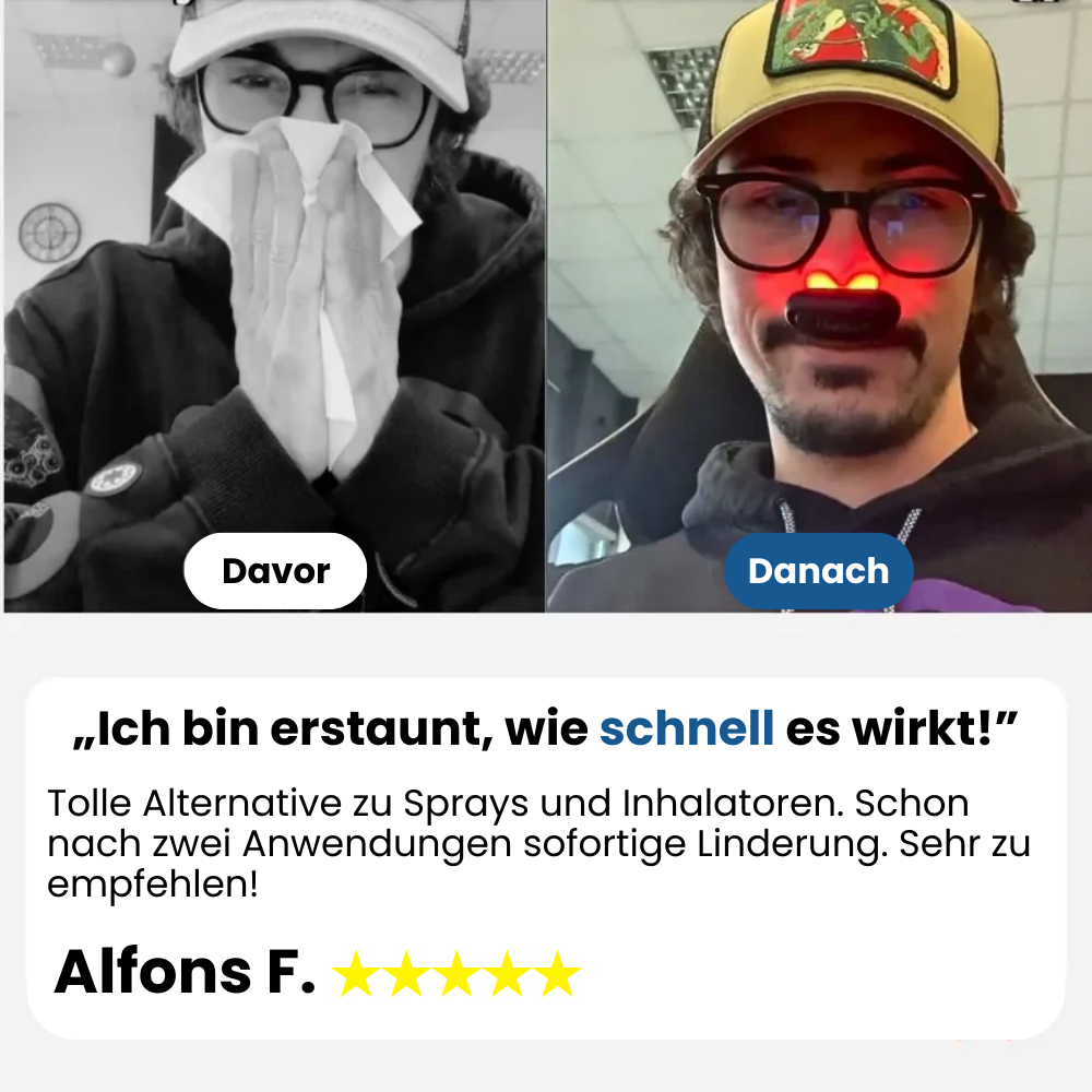 Ensemble complet de lumière Nasenfrei pour sinus