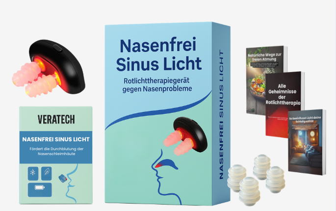 Ensemble complet de lumière Nasenfrei pour sinus